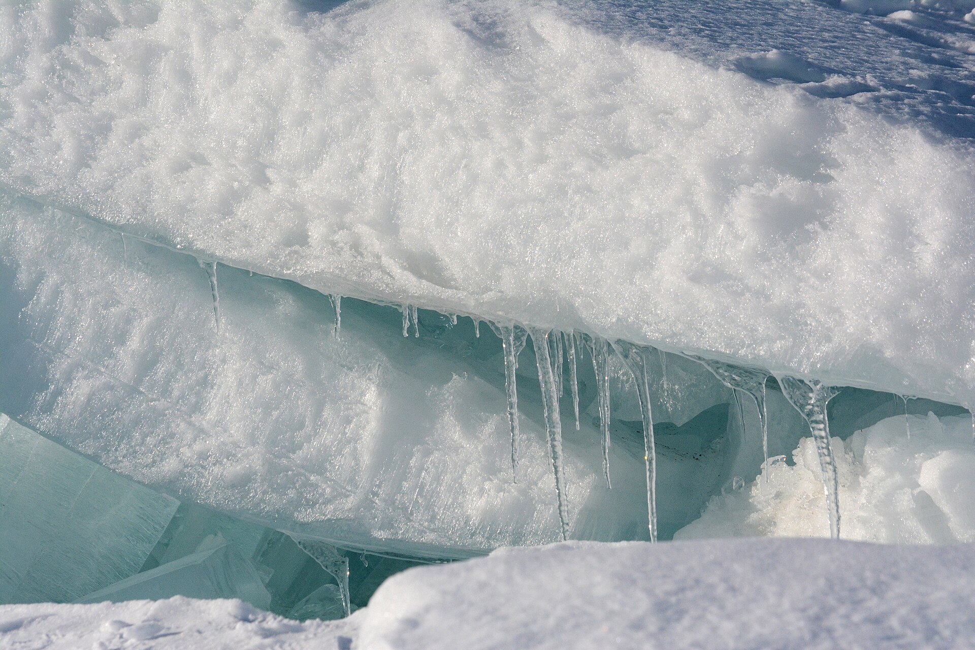 Winter on Michigan's Sunrise Coast — The Big M snowmobile system.