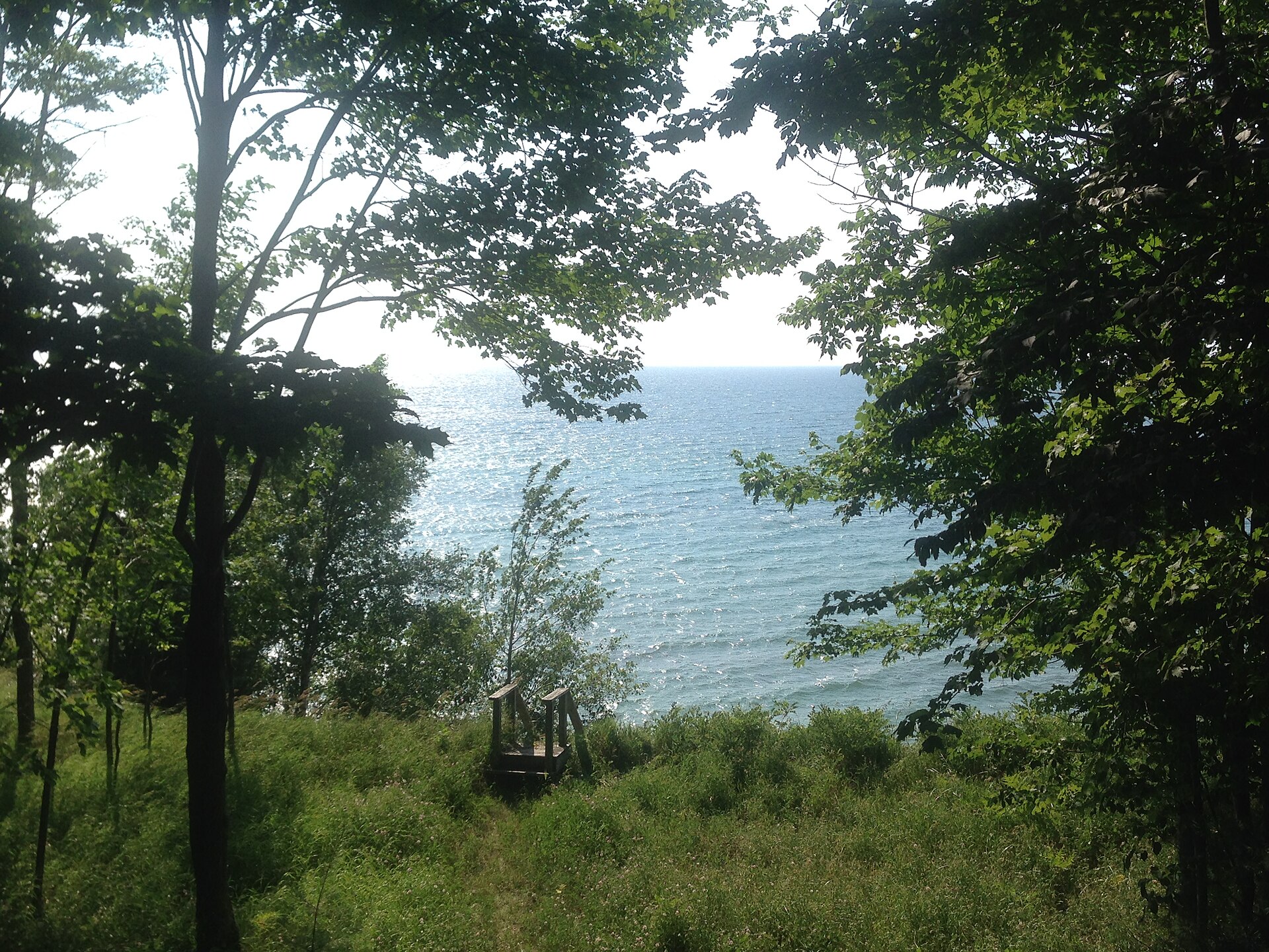 View from a Lake Huron cottage.