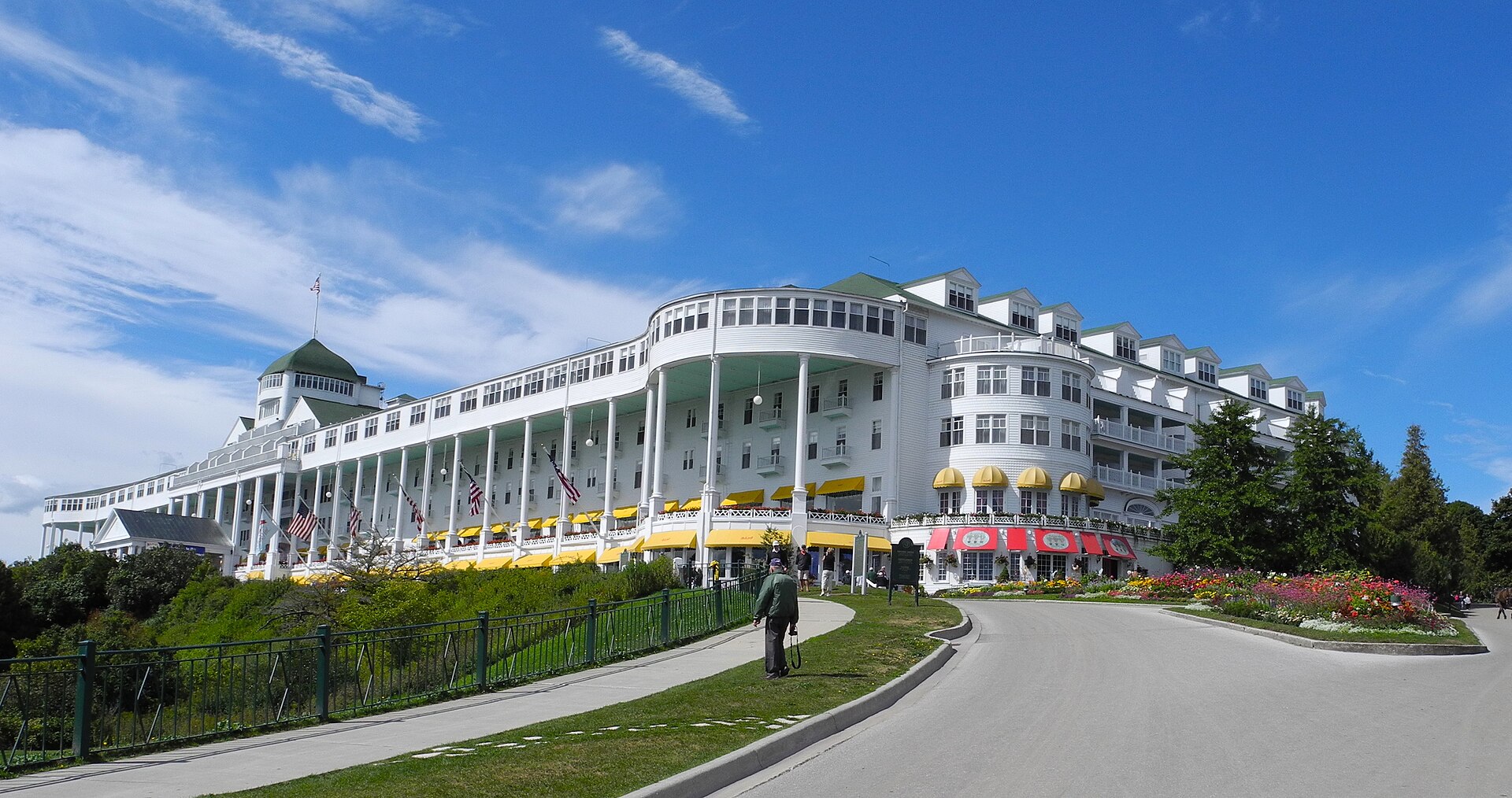 Grand Hotel on Mackinac Island, Michigan.